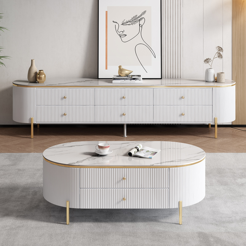 طاولة تلفاز خشبية فاخرة وعصرية - مراجعة Interior Design Luxury Living Room وسعره