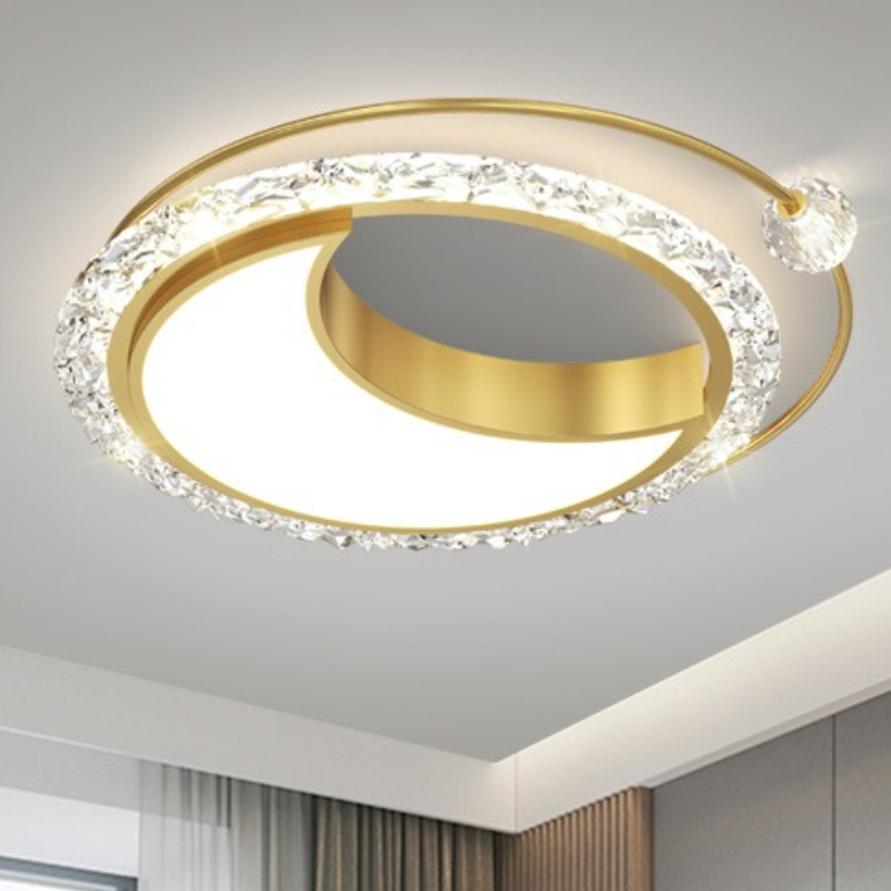 مصباح سقف LED حديدي بتصميم شما - مراجعة Interior Design Luxury Living Room وسعره