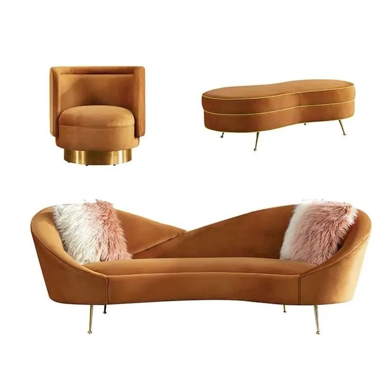 -أريكة قماشية فاخرة خفيفة ذات  - مراجعة Interior Design Luxury Living Room وسعره